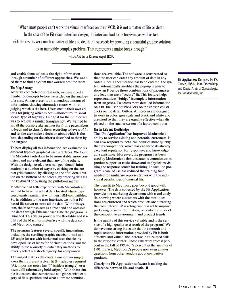 Innovation Magazine Article Page 3